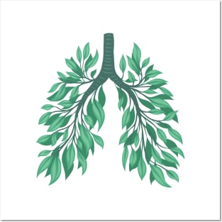 Healthy lungs Posters and Art